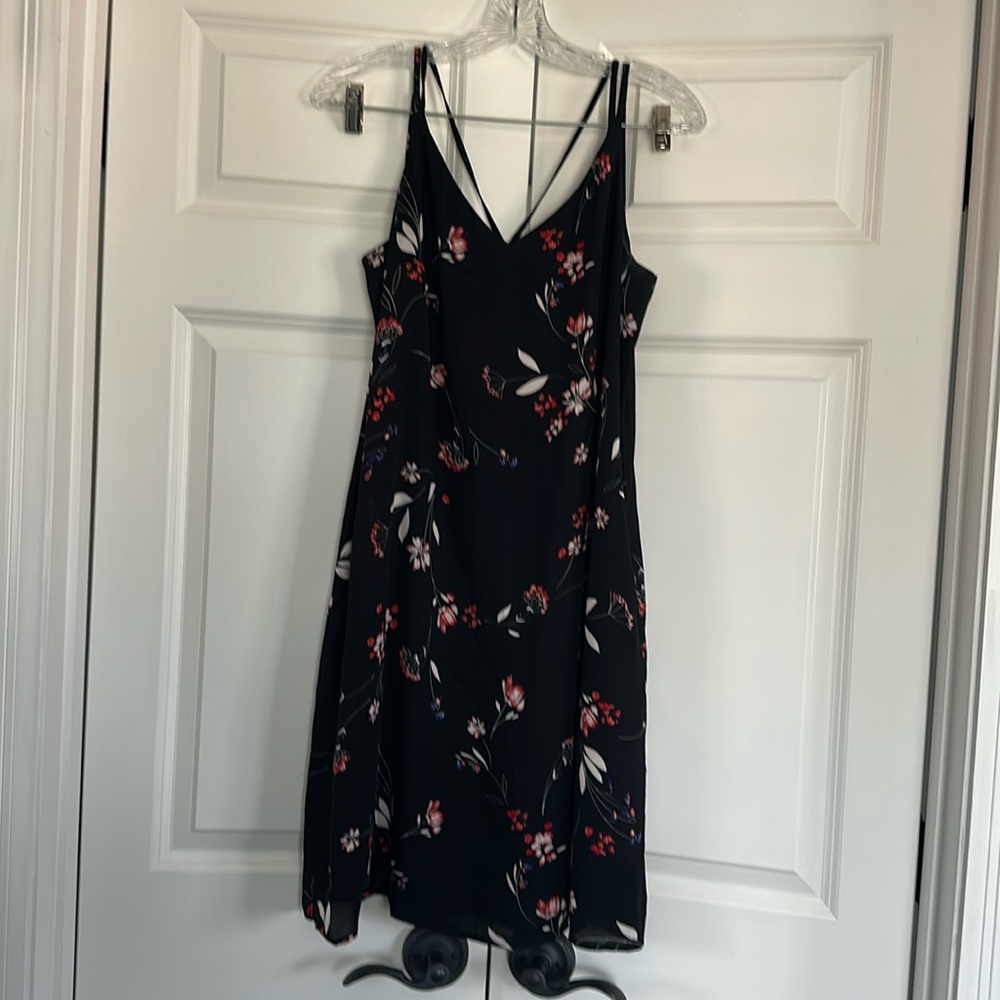 Worthington Dress Black Floral Size 6